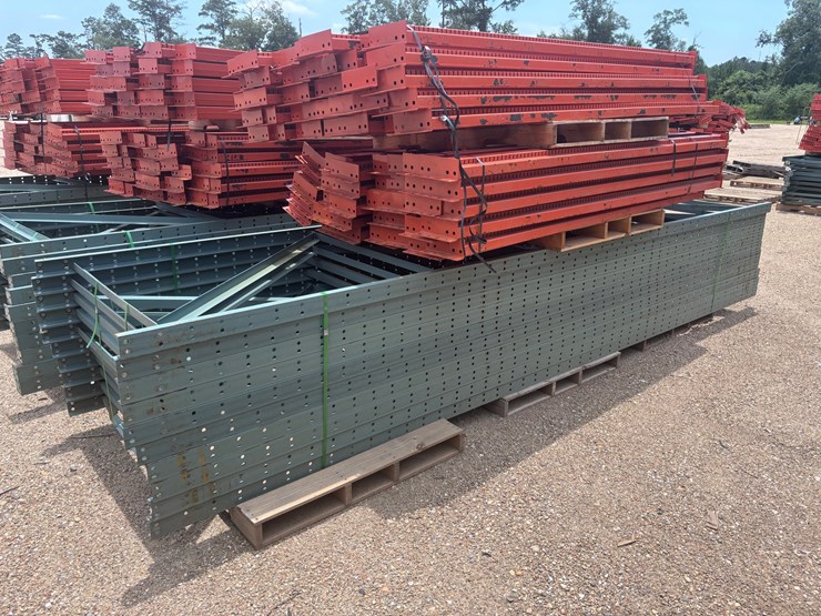 #40083-•-(1)-stack-bolt-on-upright-16ft-x-46in-bolt-on-beams-8ft-x-3-1/2in-pallet-racking-image-2