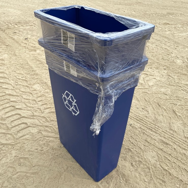#3406 • (2) New Tough Guy Recycling Bins