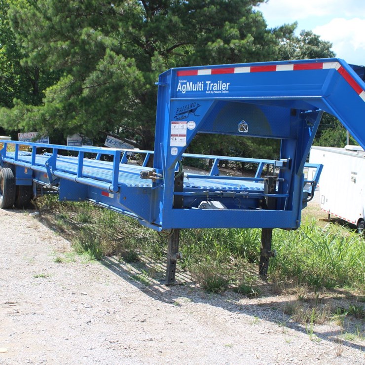 2023 32' Hydraulic Side Dump AgMulti Gooseneck Trailer By Paisano Trailers