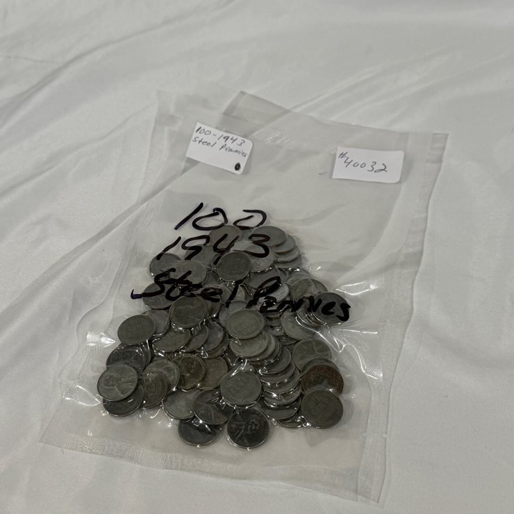 #40032 • (100) 1943 STEEL PENNIES