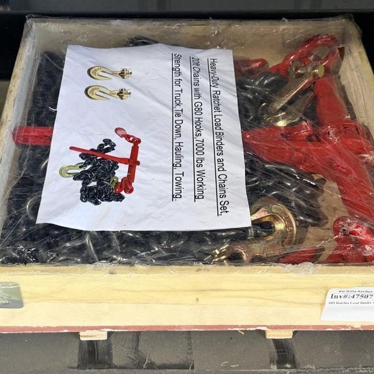HD Ratchet Load Binder w/ Chain