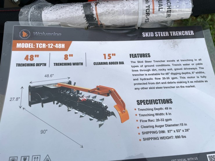 #2042-•-new-wolverine-skid-steer-trencher-attachment-image-13