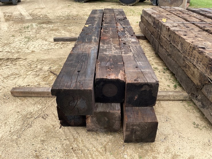 #3442-•-bundle-of-(6)-railroad-ties-image-5