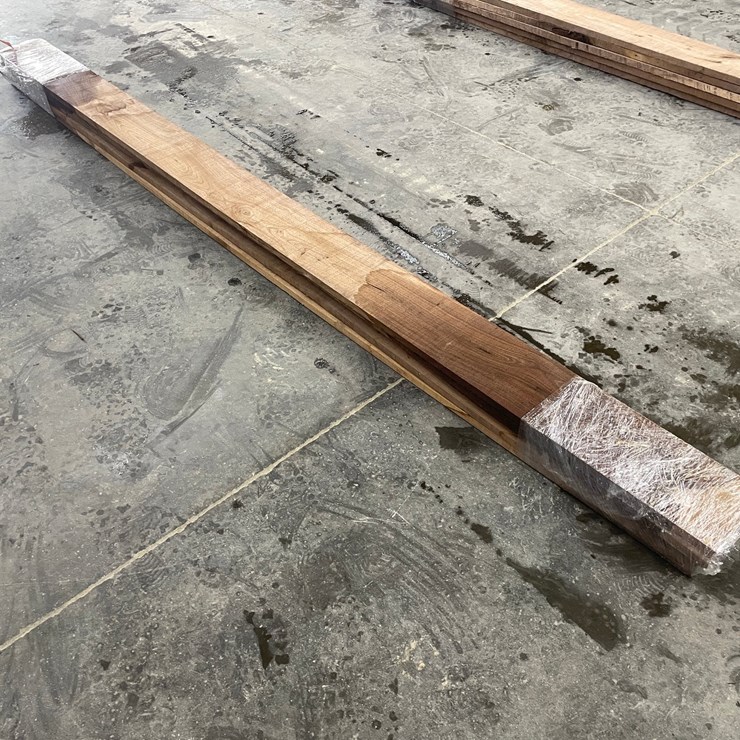 #3428 • Bundle of (5) Inch Thick Rough Cut Black Walnut Boards