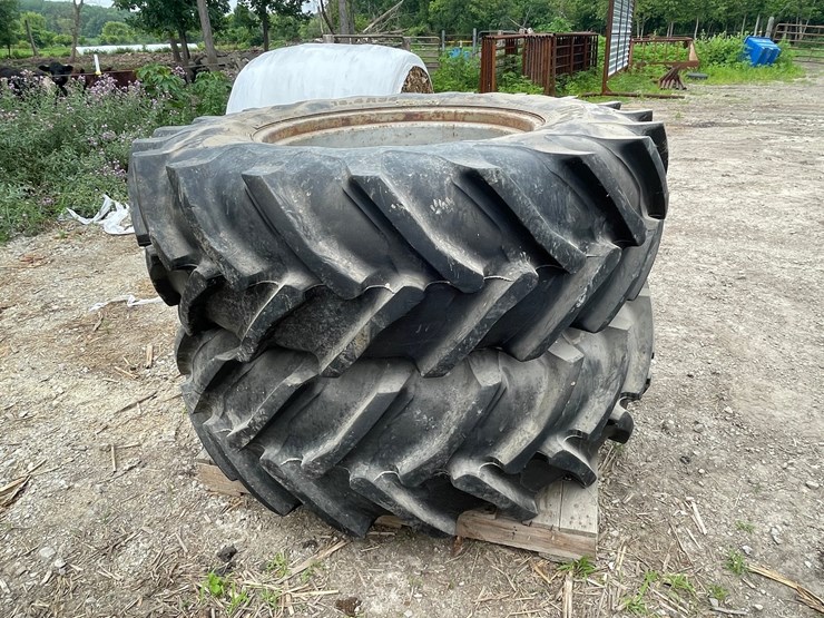 #8328-•-(2)-18.4r34-rear-tractor-tires-and-rims-image-2