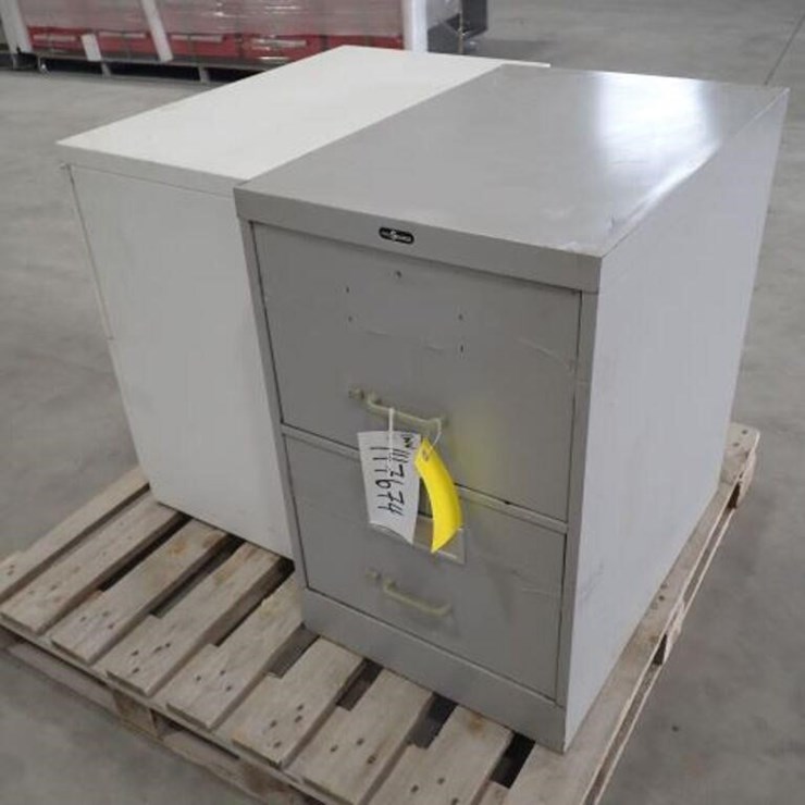Qty Of (2) Metal 2 Drawer Filing Cabinets