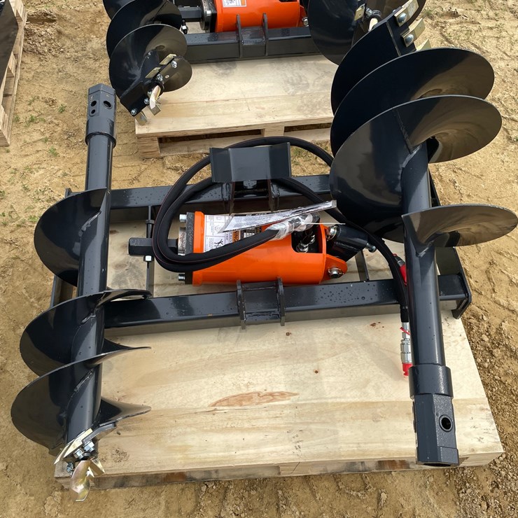 #2024 • New Wolverine Skid Steer Auger Drive and Bit Attachment