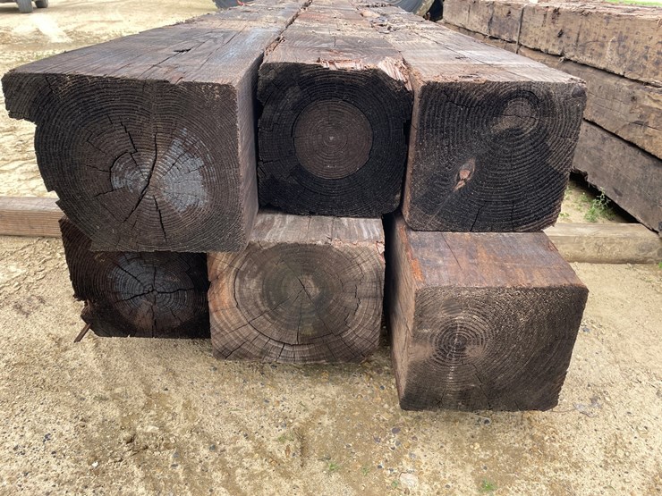 #3442-•-bundle-of-(6)-railroad-ties-image-6