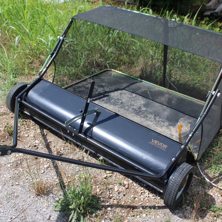 Vevor 54" Pull Behind Lawn Sweeper