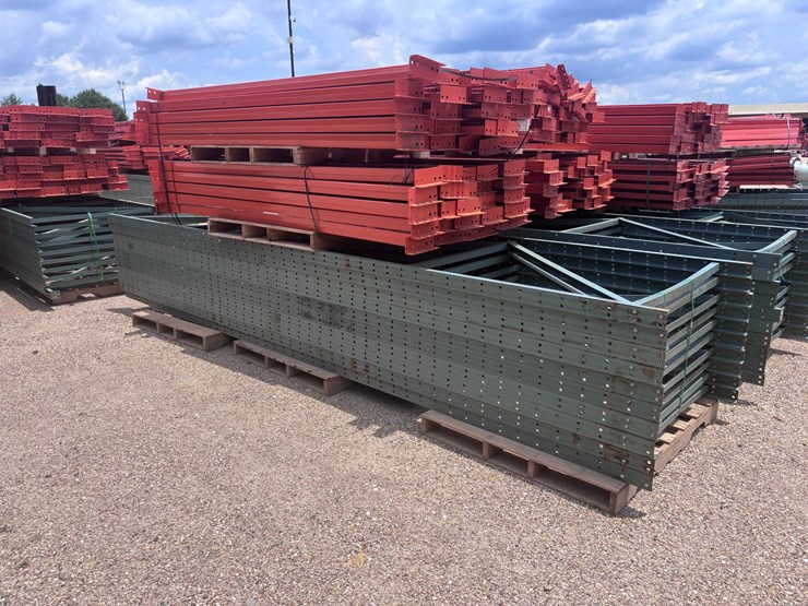 #40080-•-(1)-stack-bolt-on-upright-16ft-x-46in-bolt-on-beams-8ft-x-3-1/2in-pallet-racking-image-2