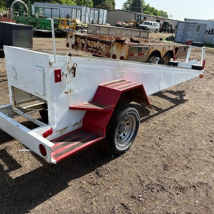 13' Long Trailer Frame w/winch