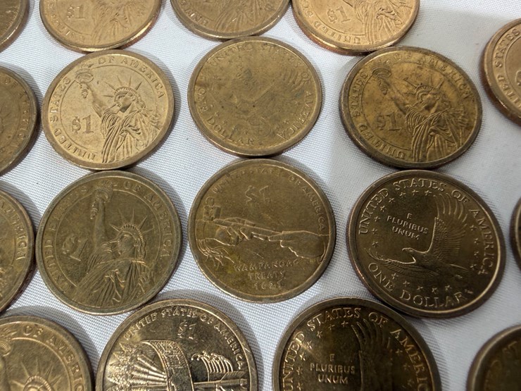 #40029-•-(42)-miscellaneous-one-dollar-coins-image-22
