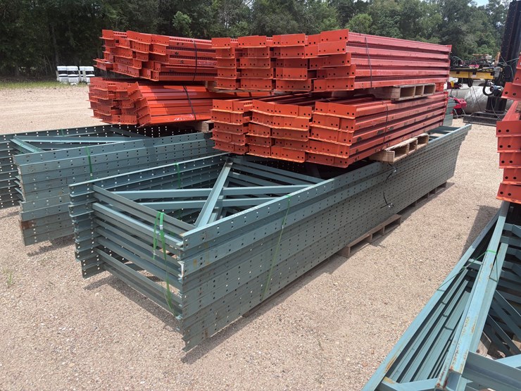 #40084-•-(1)-stack-bolt-on-upright-16ft-x-46in-bolt-on-beams-8ft-x-3-1/2in-pallet-racking-image-2