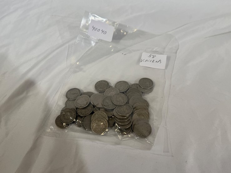 #40040-•-(58)-early-1900's-v-nickels-image-1