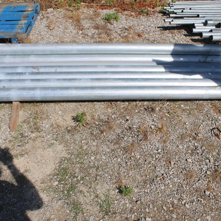 Nine Pieces Of 4" Wide Conduit 10' Long