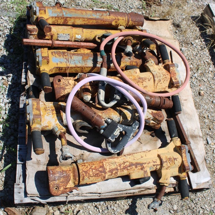 Six Ingersoll Rand Pnuematic Jack Hammers