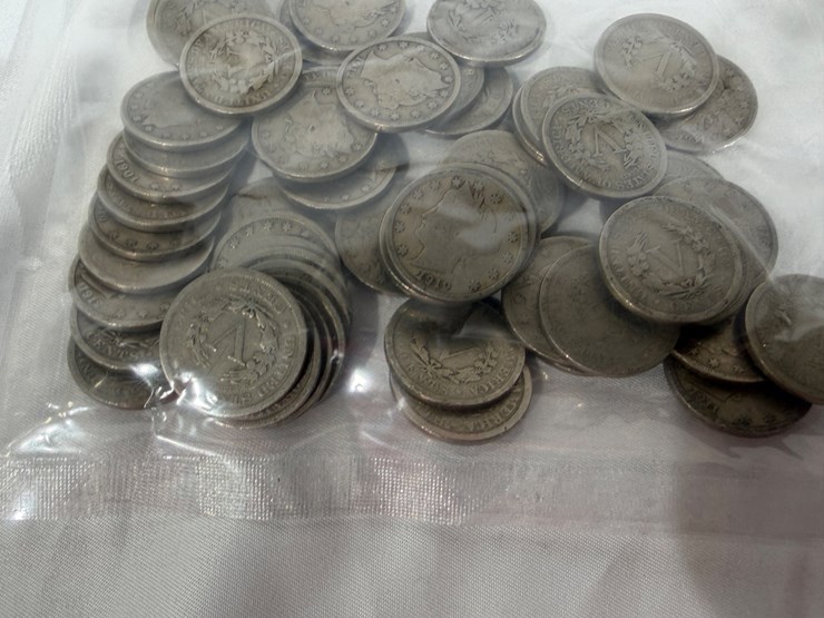 #40040-•-(58)-early-1900's-v-nickels-image-19
