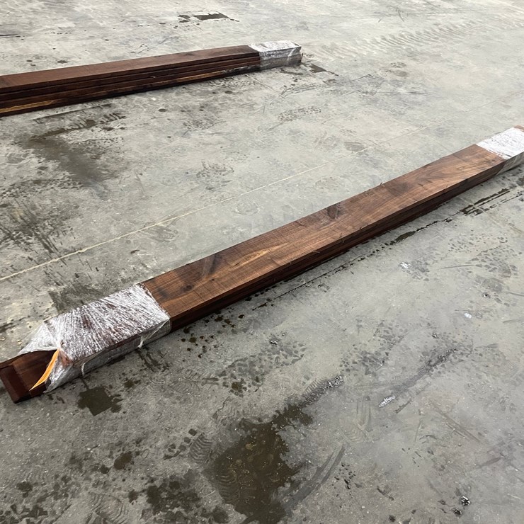 #3419 • Bundle of (5) Inch Thick Rough Cut Black Walnut Boards