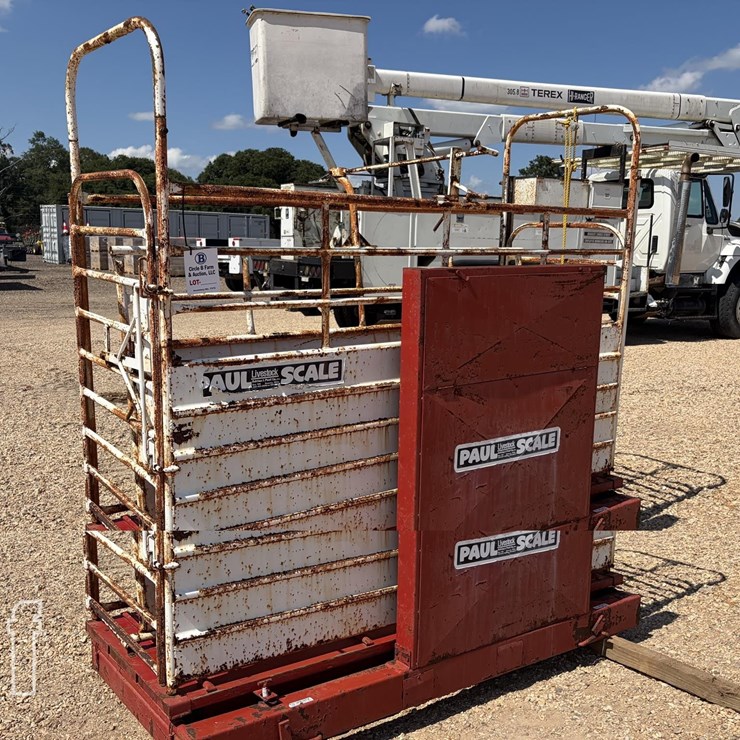 PAUL LIVESTOCK SCALE SINGLE HEAD 7375