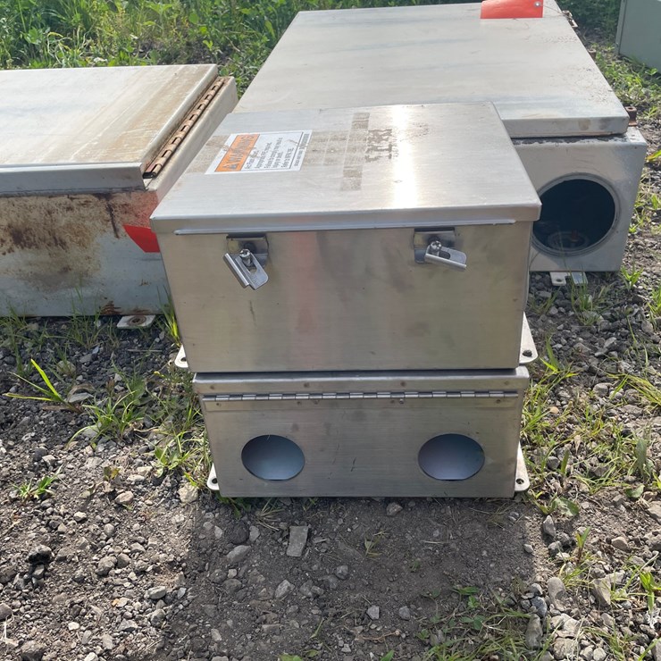 #8331 • (2) Hoffman Electrical Boxes
