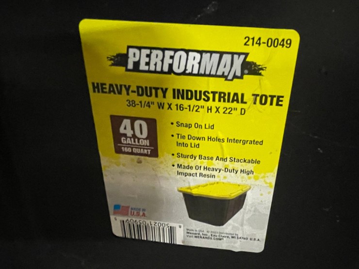 #7921-•-(2)-storage-totes-and-perfect-aire-dehumidifier-image-3