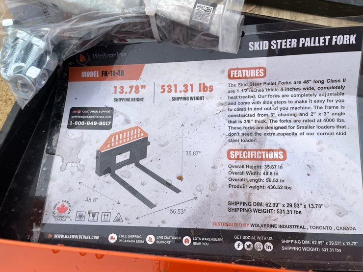 #2006-•-new-wolverine-skid-steer-pallet-fork-frame-with-forks-image-9