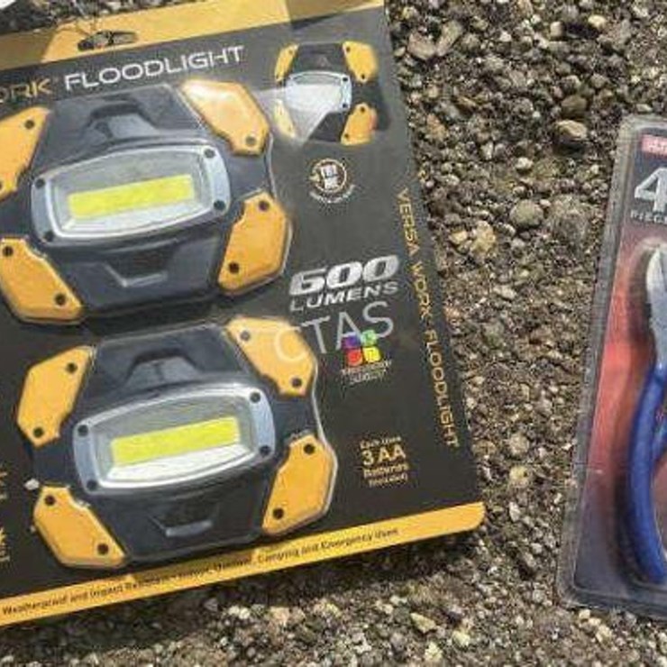 #108 • 2-Pack Versa Work Floodlight & Ultra Steel 4-Pc