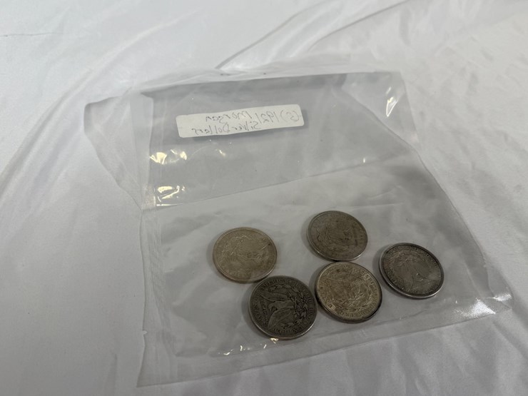 #40039-•-(5)-1921-one-dollar-morgan-coins-image-10