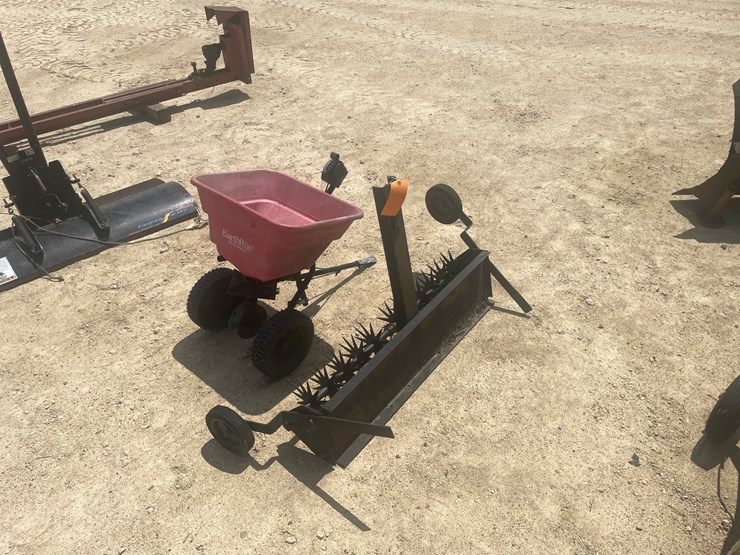 #3436-•-(2)-pull-behind-lawn-tractor-implements-image-1