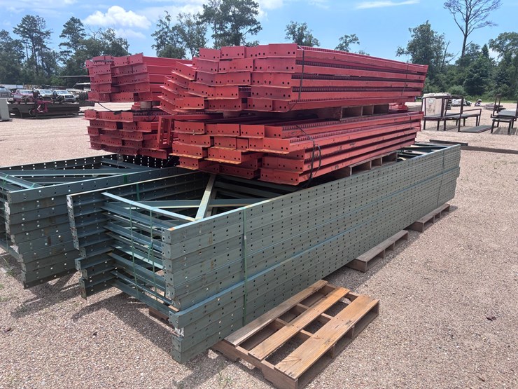 #40081-•-(1)-stack-bolt-on-upright-16ft-x-46in-bolt-on-beams-8ft-x-3-1/2in-pallet-racking-image-2