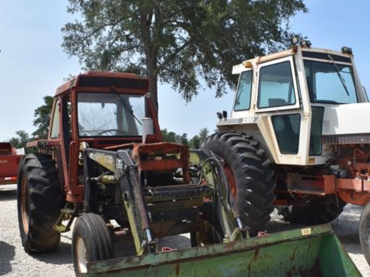 fiat-8055-tractor-w/-loader-(serial-#-307313)-(showing-appx-2,355-hours,-up-image-4