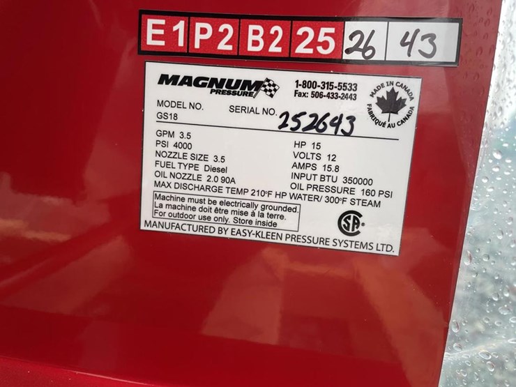 #5121-•-unused-magnum-4000-hot-pressure-washer-image-8