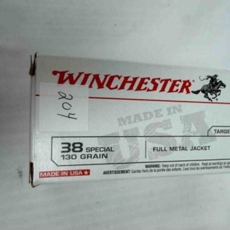Winchester .38 spec. ammo