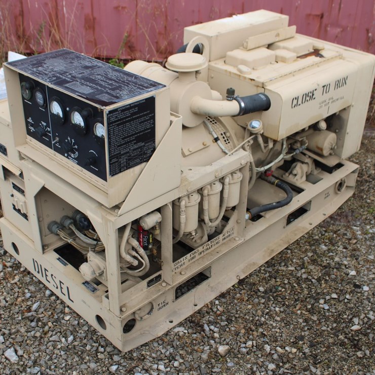 US Department Of Defense Diesel Generator