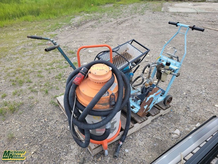 pallet-of-shop-vac,heater-concrete-floor-scabbler-and-concrete-saw-image-2