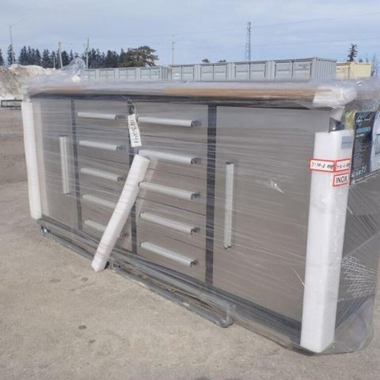 UNUSED Steelman 7 Ft Stainless Steel Garage