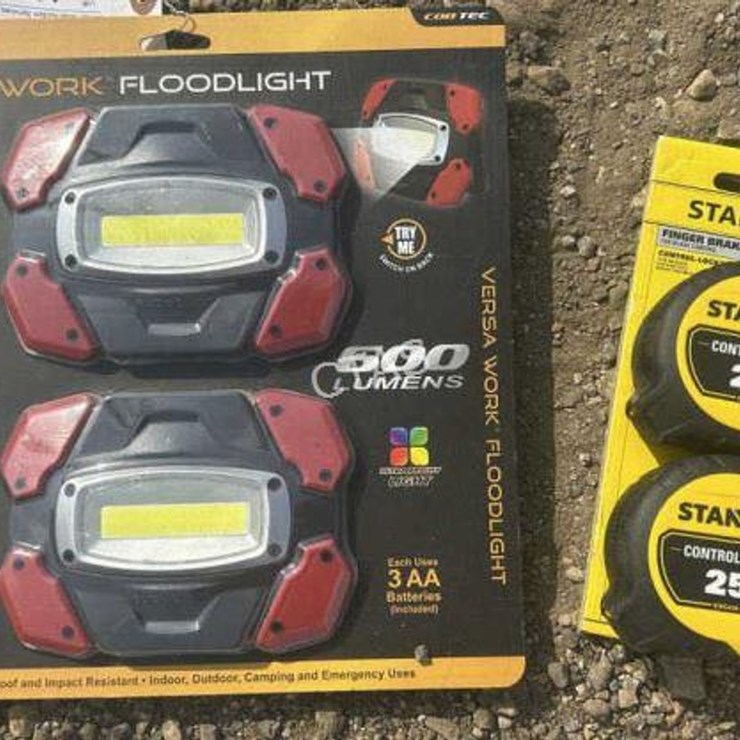 #104 • 2-Pack Versa Work Floodlight & 2-Pack Stanley