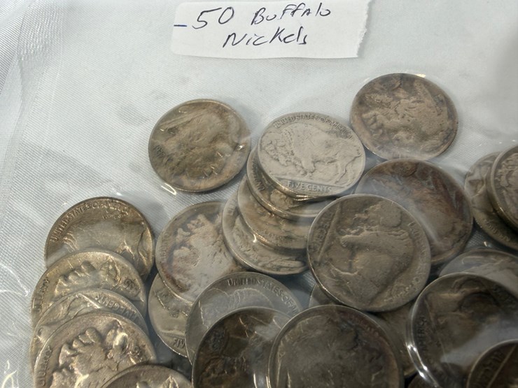 #40041-•-(50)-buffalo-nickels-image-9