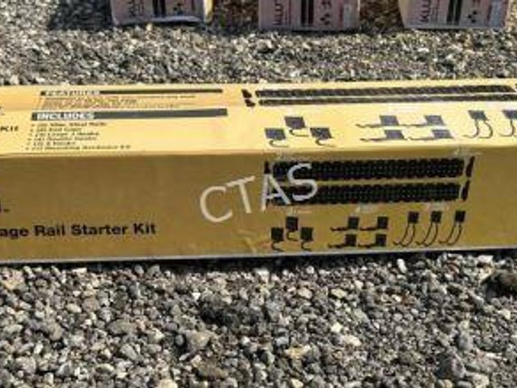 #115-•-klutch-16-piece-garage-storage-rail-starter-kit-image-1