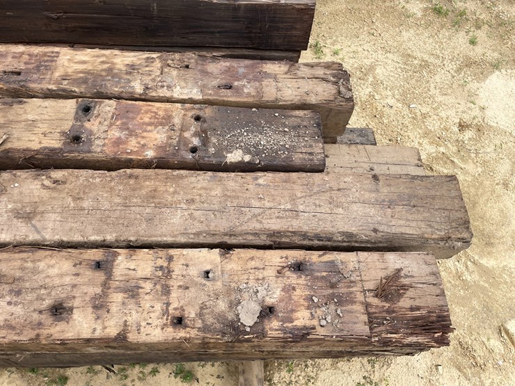 #3445-•-bundle-of-(12)-railroad-ties-image-7