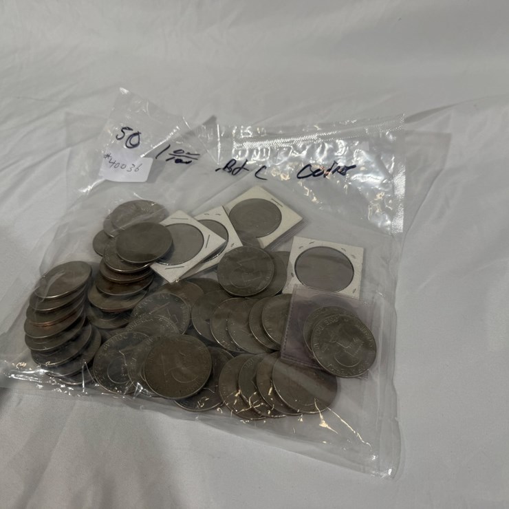 #40036 • (50) 1776-1976 BICENTENNIAL ONE DOLLAR COINS