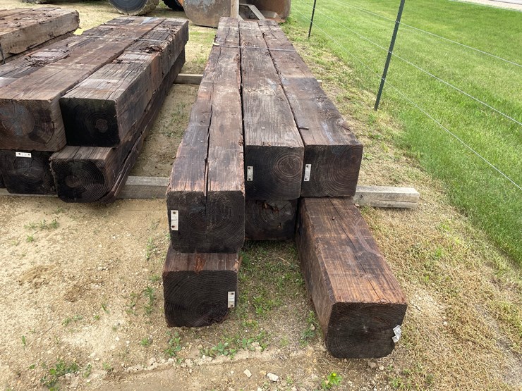 #3444-•-bundle-of-(6)-railroad-ties-image-5