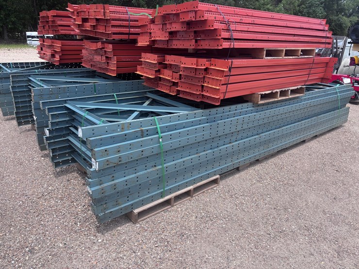 #40086-•-(1)-stack-bolt-on-upright-16ft-x-46in-bolt-on-beams-8ft-x-3-1/2in-pallet-racking-image-2