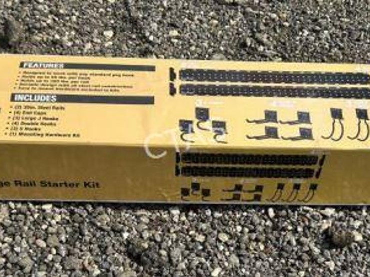 #114-•-klutch-16-piece-garage-storage-rail-starter-kit-image-2
