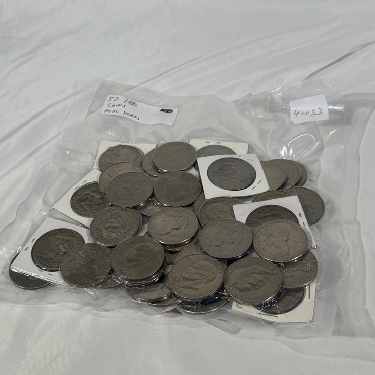 #40033 • (50) ONE DOLLAR COINS