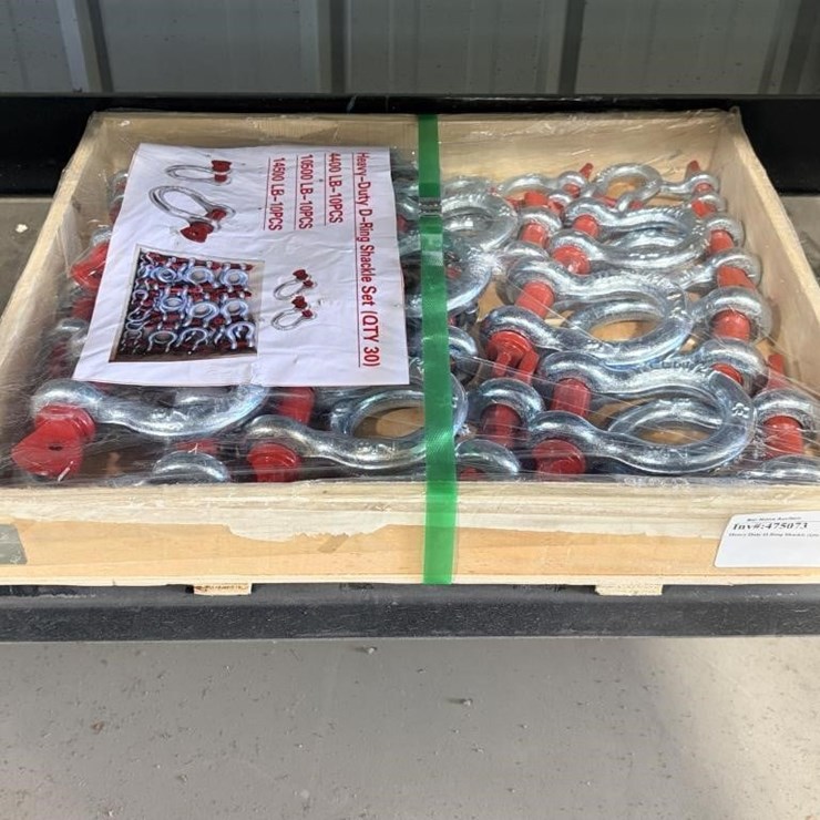 Heavy Duty D-Ring Shackle (Qty 30)