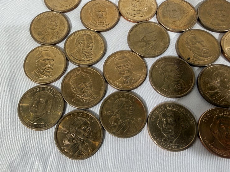 #40029-•-(42)-miscellaneous-one-dollar-coins-image-3