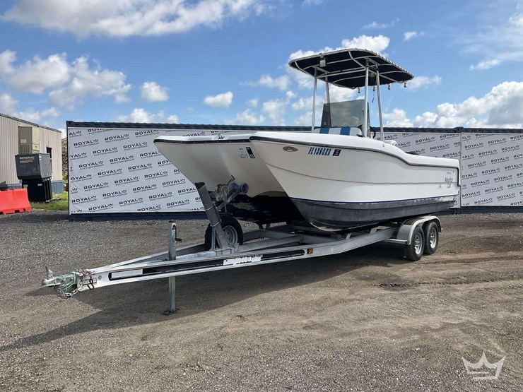 1999-20ft-seagull-nautico-cat-boat-w/-2001-magic-tilt-24ft-t/a-boat-trailer-image-1
