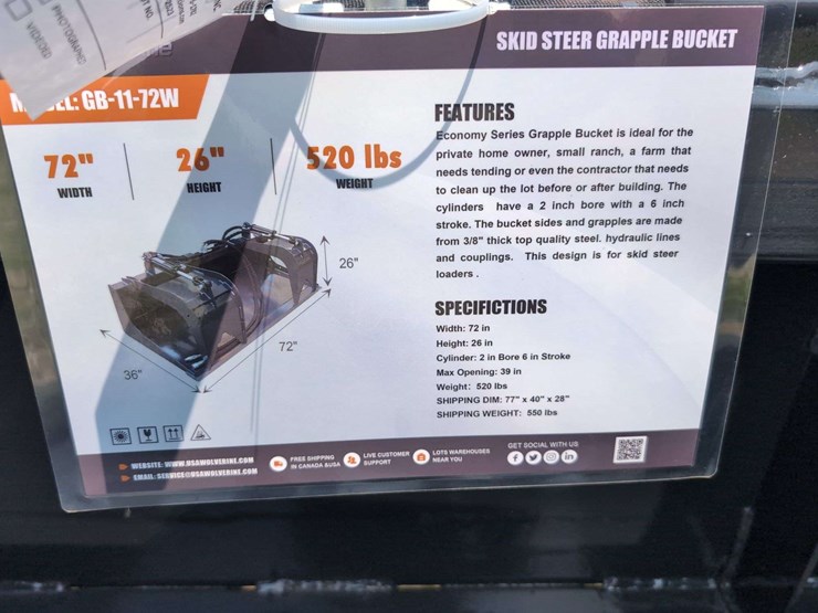 wolverine-skid-steer-grapple-bucket---gb-11-72w-image-3