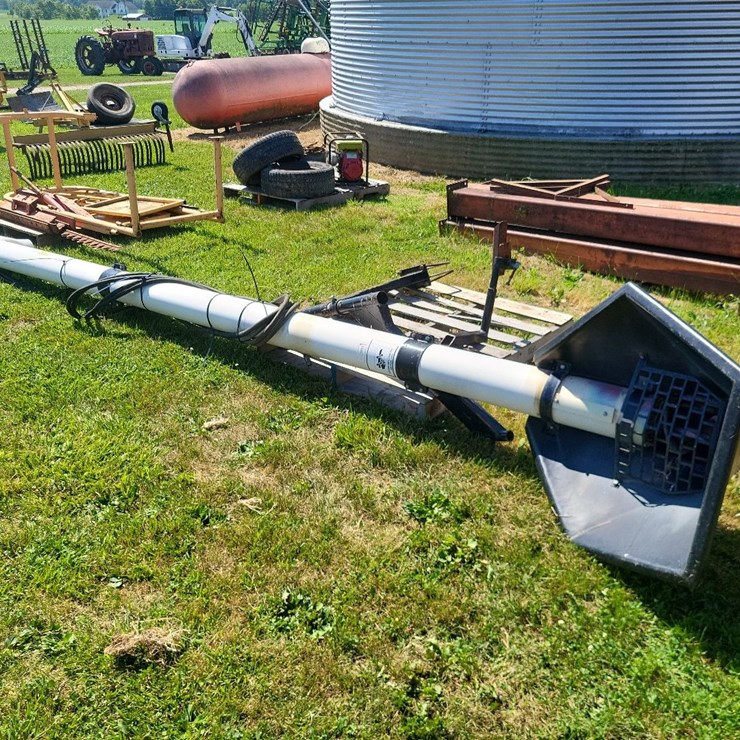 15' Seed Auger w/Brush Auger Flighting and Mount Kit